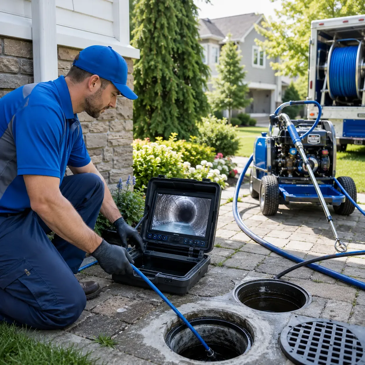 Outdoor drain cleaning professionals serving Neptune, NJ