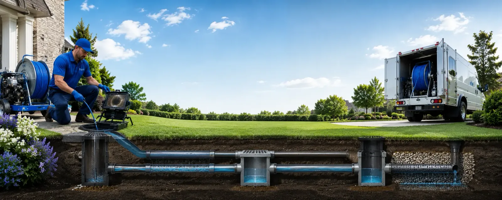 Outdoor drain cleaning information for Neptune, NJ